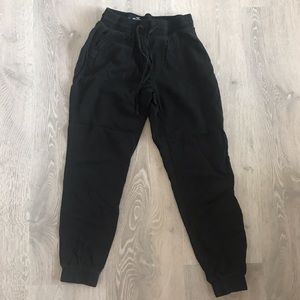 Hollister black joggers